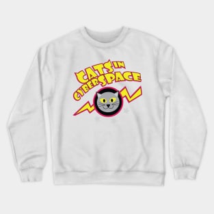 Cats in Cyberspace Crewneck Sweatshirt